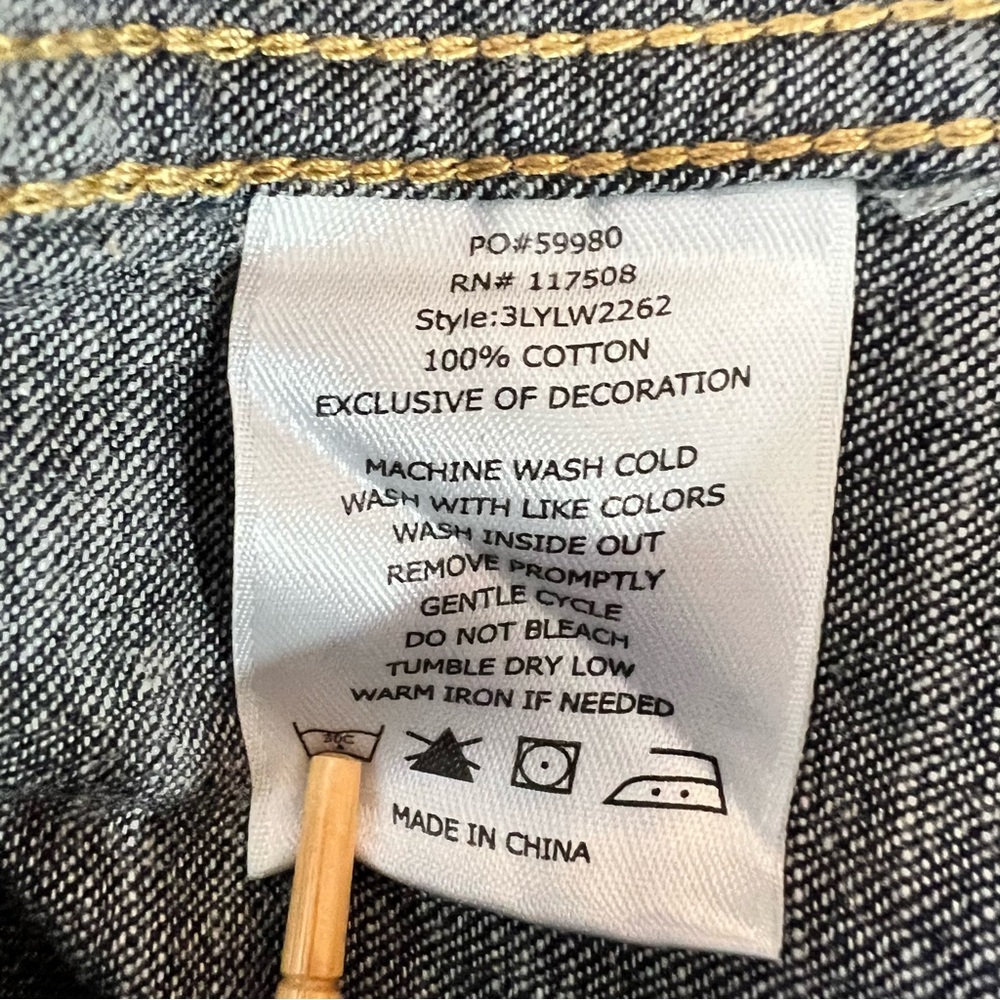 Levi's Classic Barstow Western Dark Blue Pearl Snap Denim Shirt Cowboy Size L - Picture 6 of 7